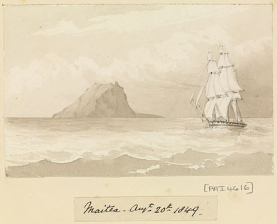 Maitea (Mehetia) – Sir Edward Gennys Fanshawe – 20 août 1849