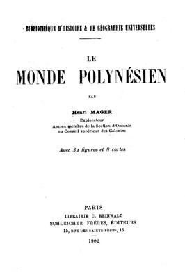 Le monde polynésien (1902)