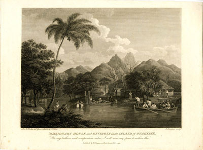 Maison des missionnaires sur l’île de Tahiti (1799)