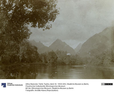 Tautira – Tahiti – Photographie de Arthur Baessler (1896-1898)