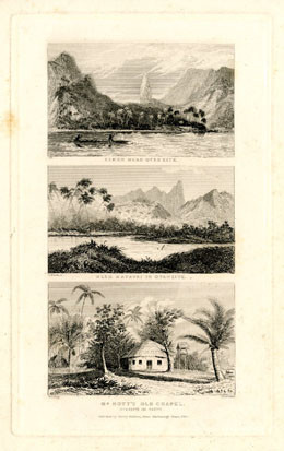 Eimeo near Otaheite, near Matavai in Otaheite, Mr Nott’s old Chapel (1838)