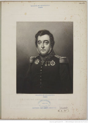 Portrait du contre amiral Dupetit-Thouars