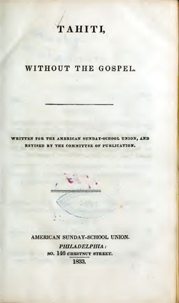 Tahiti without the Gospel (1833)