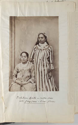 Tahitiennes en robe locale – Reminiscences of Tahiti – Society Islands – during a six week’s visit (1887)
