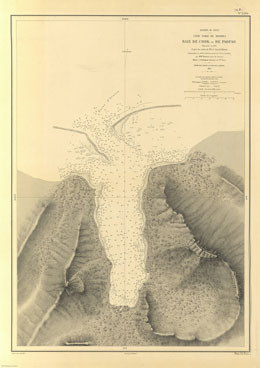 Carte Baie de Cook ou de Paopao (1878)