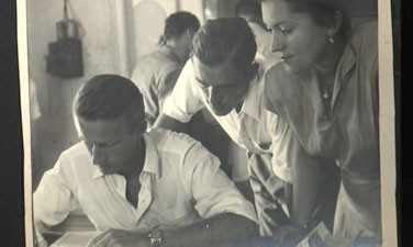 Visite de Thor Heyerdahl au Musée de Papeete