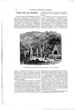 L’Alliance française illustrée – L’école sous les cocotiers (1894)