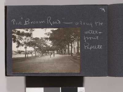 Route du front de mer à Papeete – Album photos de Jack London (1907/1908)