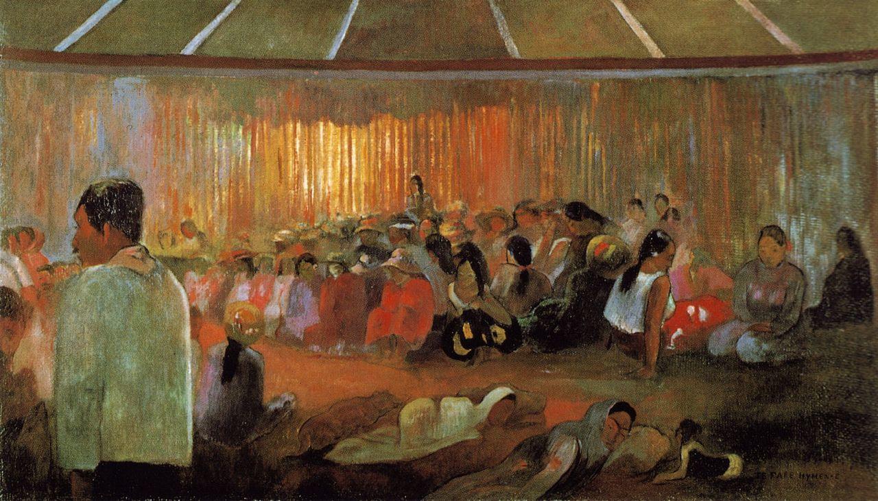 Te Fare Himenee de Paul Gauguin (1892)