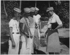 Eleanor Roosevelt à Bora Bora (1943)