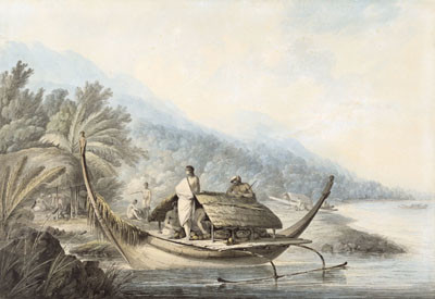 A view in Ulietea en couleur (1787)