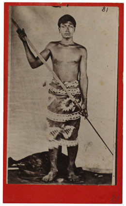 Jeune Tahitien avec harpon (1880)