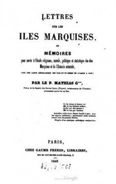 Lettres sur les îles Marquises