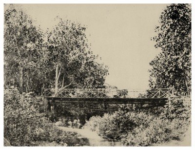 Pont sur la Tipaerui à Papeete (1859)
