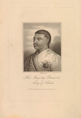 His Majesty Pomarrè, King of Taheite (1821)