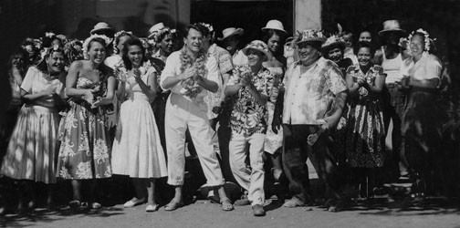 Les acteurs de « Tahiti, la joie de vivre » (1957)