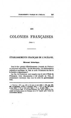 Revue maritime et coloniale – Tome 14 – Etablissements français de l’Océanie (1865)
