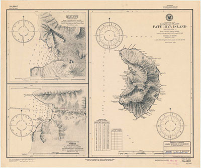 Carte nautique de Fatu Hiva (1899)