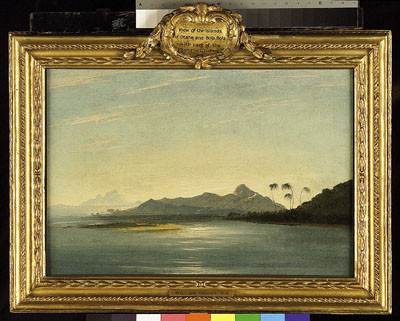 Vue de l’île de Taha’a et Bora Bora (1773)