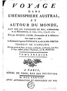 Voyage dans l’hémisphère austral, et autour du monde – Tome Premier (1778)