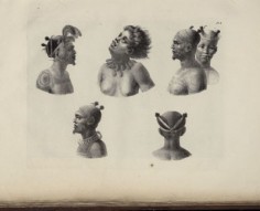 Portraits de Marquisiens de Nuku Hiva – Atlas de Krusenstern (1821)