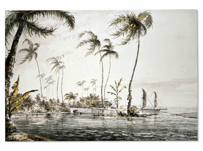 Vue de l’île de Tahiti (1773)