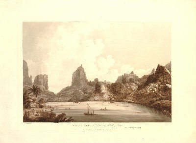 View of the Harbour of Taloo, in the Island of Eimeo (1789)