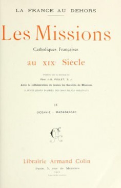 Les missions catholiques françaises au XIXème siècle (1902)