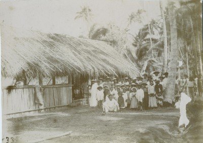 Le temple de Poutoru, sur l’île de Tahaa (1910)