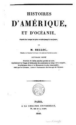 Histoires d’Amérique et d’Océanie (1846)