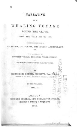 Narrative of a Whaling Voyage Round the Globe, from the Year 1833 to 1836