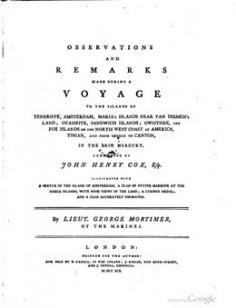 Observations and remarks made during a voyage to islands of Otaheite (1791)