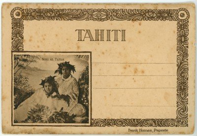 Dépliant de cartes postales Nini & Taitua – Rivière de Tautira