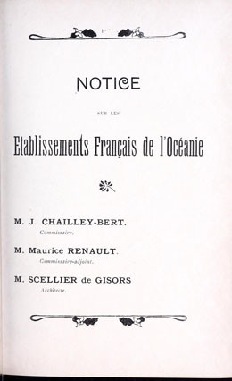 Notice sur les établissements français de l’Océanie (1900)