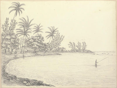 Maison de la reine à Papuoa (1822)