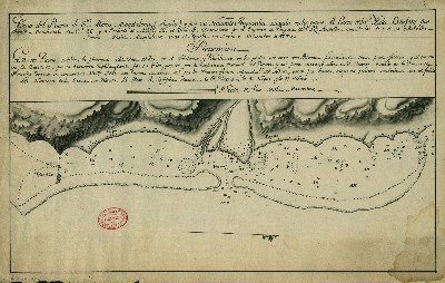 Carte nautique du port de Santa Maria Magdalena à Tahiti (1772)