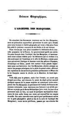 Revue britannique :  L’archipel des Marquises (1843)