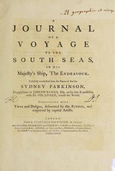A journal of a voyage to the South Seas, in His Majesty’s ship, the Endeavour (1773)