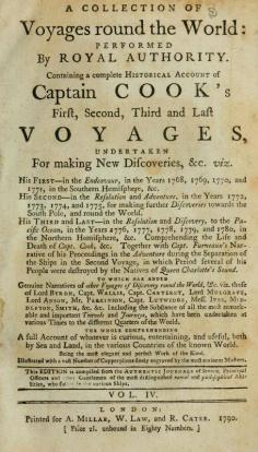 A Collection of voyages round the world : performed by Royal authority – Volume IV (1790)