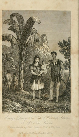George Young & his wife (Hannah Adams) of Pitcairns island (1831)