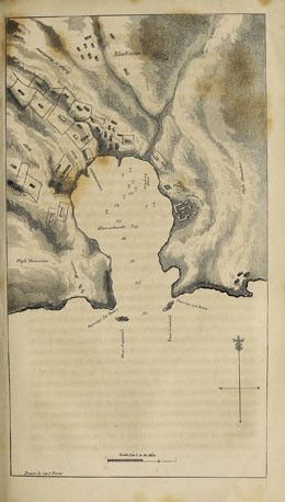 Carte de Massachusetts Bay (Taiohae) à Nuku Hiva (1815)