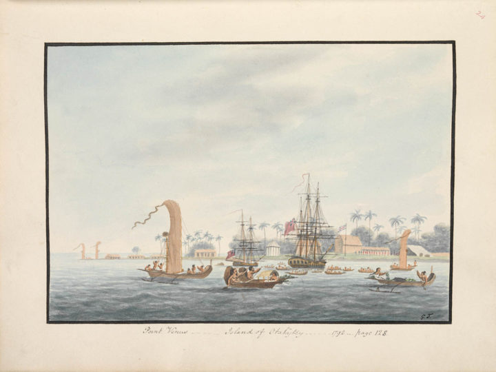 Pointe Vénus à Tahiti (1792)