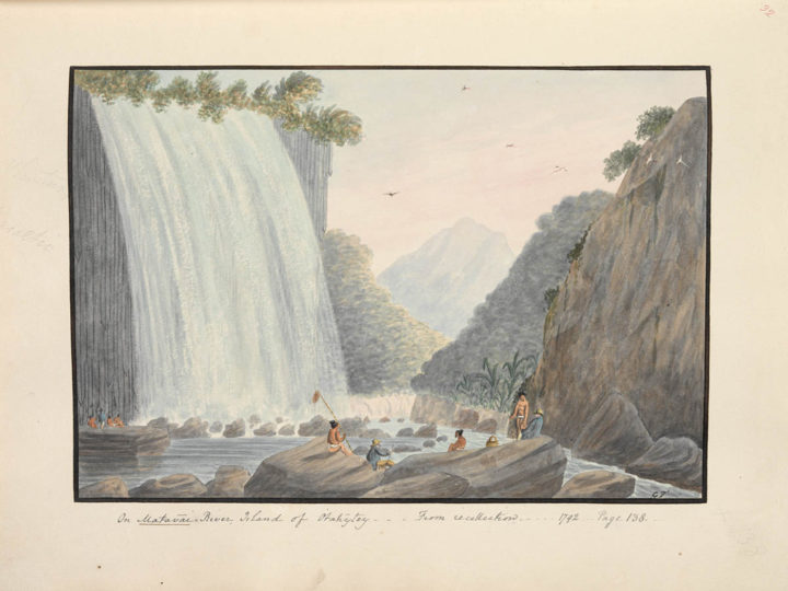 Cascade et rivière Tuauru (1792)