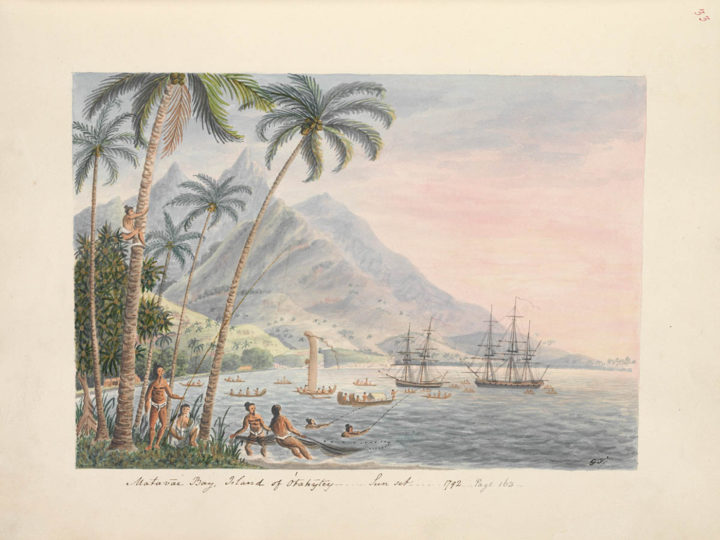 Coucher de soleil sur la baie de Matavai (1792)