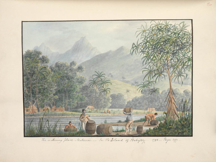 The watering place Matavai ( 1792 )