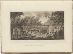 Sacrifice humain sur un marae de Tahiti (1785)