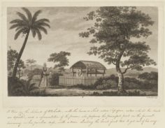 Plateforme funéraire à Tahiti (1773)
