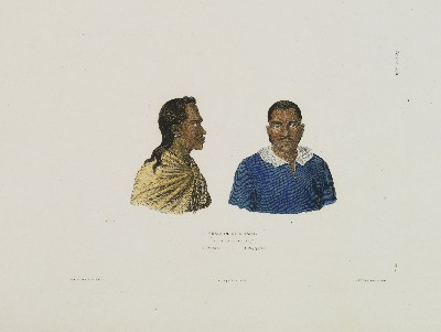 Chefs de l’isle Taïti : Otouré et Oupaparou (1826)