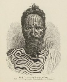 Tepano, habitant de l’île de Pâques à Tahiti (1899)