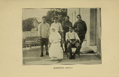 Tahitiens dans un hôpital du sud de la France (1921)